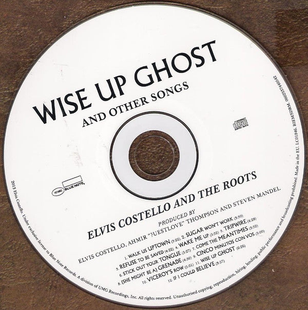 Elvis Costello And The Roots : Wise Up Ghost (And Other Songs 2013) (CD, Album)