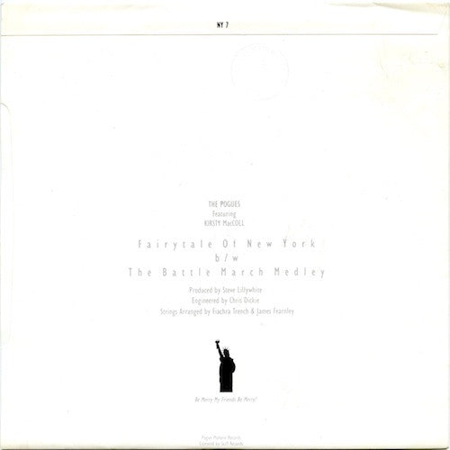 The Pogues : Fairytale Of New York (7", Single, Sil)