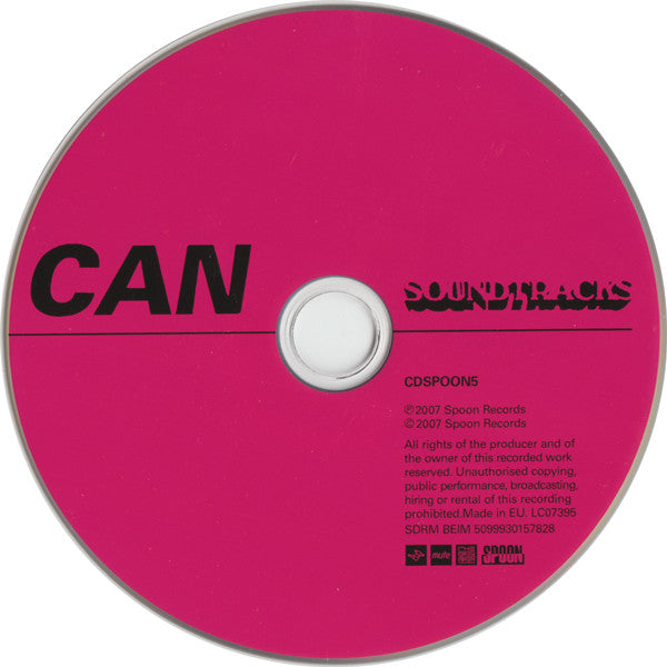 Can : Soundtracks (CD, Album, RE, RM, Arv)