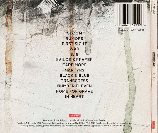 The Devil Wears Prada : 8:18 (CD, Album, Dig)