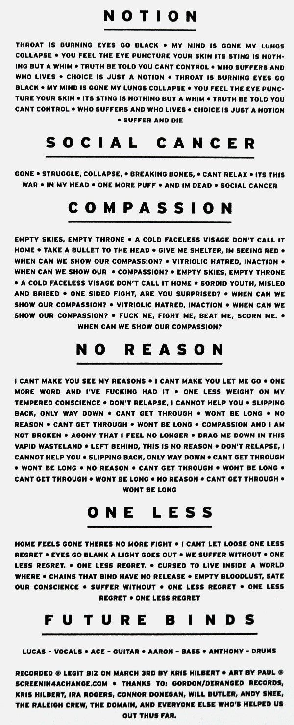 Future Binds : Future Binds (7")