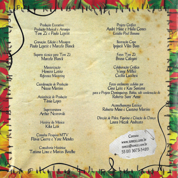 Tom Zé : Danç-Êh-Sá (Dança Dos Herdeiros Do Sacrifício - 7 Caymianas Para O Fim Da Canção) (CD, Album)