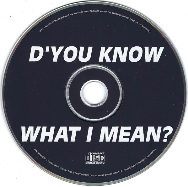 Oasis (2) : D'You Know What I Mean? (CD, Single, Dig)