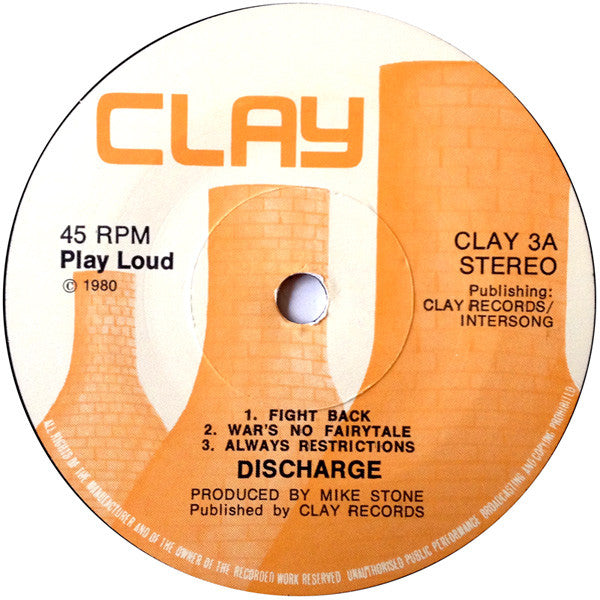Discharge : Fight Back (7", EP, RP, Orl)