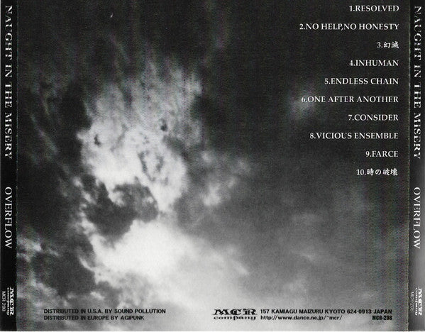 Naught In The Misery : Overflow (CD, Album)