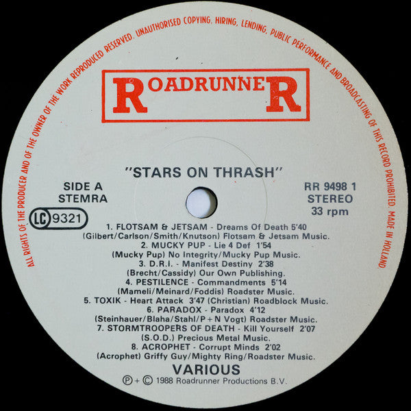 Various : Stars On Thrash (LP, Comp)