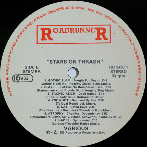 Various : Stars On Thrash (LP, Comp)