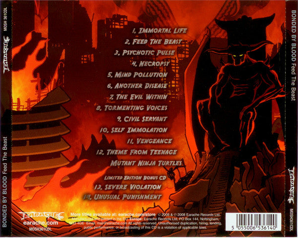 Bonded By Blood : Feed The Beast (CD, Album + Minimax + Ltd)