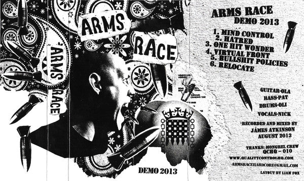 Arms Race (2) : Demo 2013 (Cass, S/Sided)