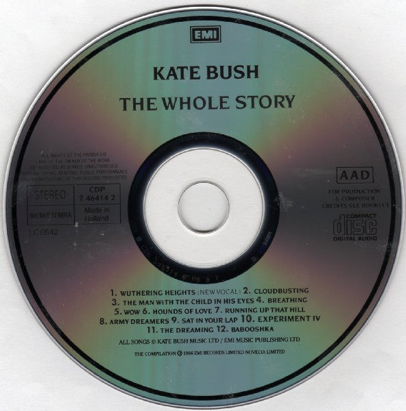 Kate Bush : The Whole Story (CD, Comp)