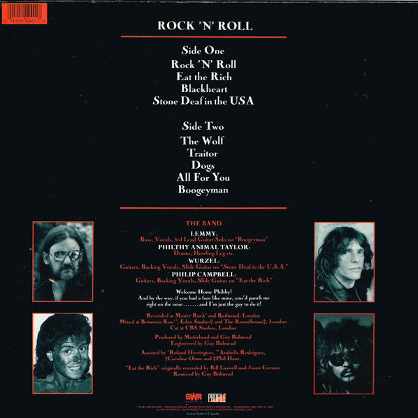 Motörhead : Rock 'N' Roll (LP, Album)