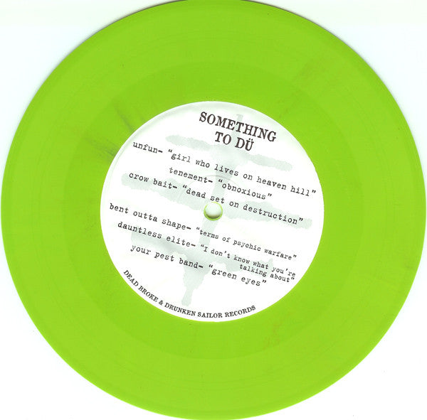 Various : Something To Dü (7", Comp, Gre)