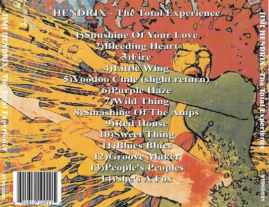 Jimi Hendrix : The Total Experience (CD, Comp, Unofficial)