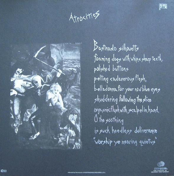 Christian Death : Atrocities (LP, Album, Emb)