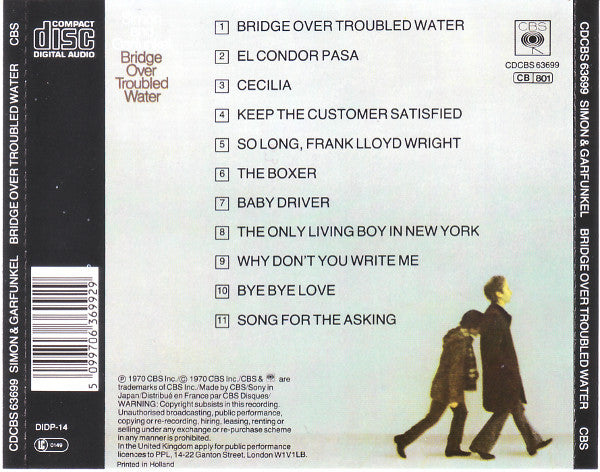 Simon & Garfunkel : Bridge Over Troubled Water (CD, Album, RE)
