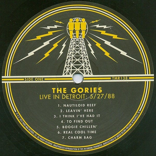 The Gories : The Shaw Tapes: Live In Detroit 5/27/88 (LP, Album)