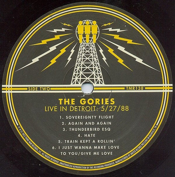 The Gories : The Shaw Tapes: Live In Detroit 5/27/88 (LP, Album)