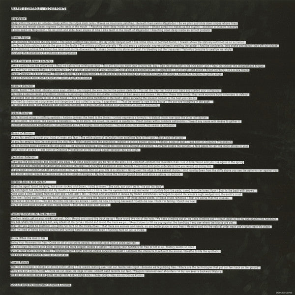 Alarms & Controls : Clovis Points (LP, Album)