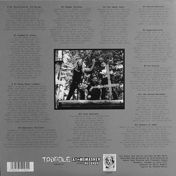 War Wolf : Crushing The Ways Of The Old (LP, Spl)