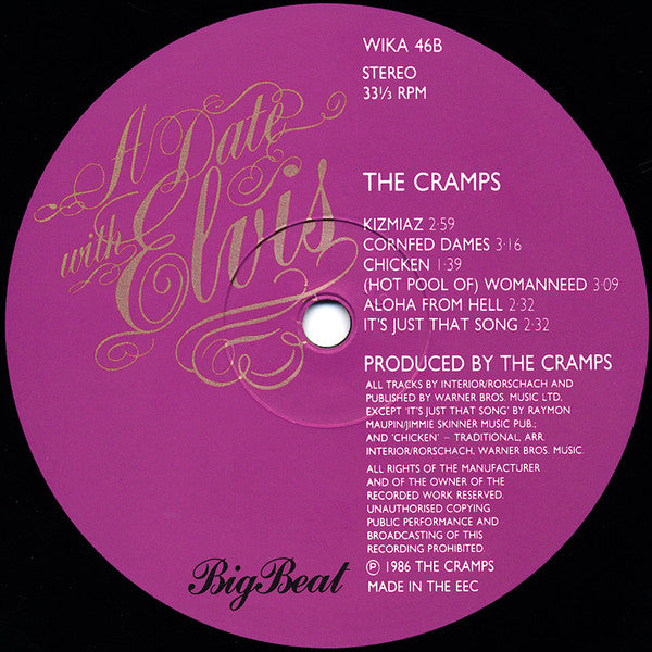 The Cramps : A Date With Elvis (LP, Album)