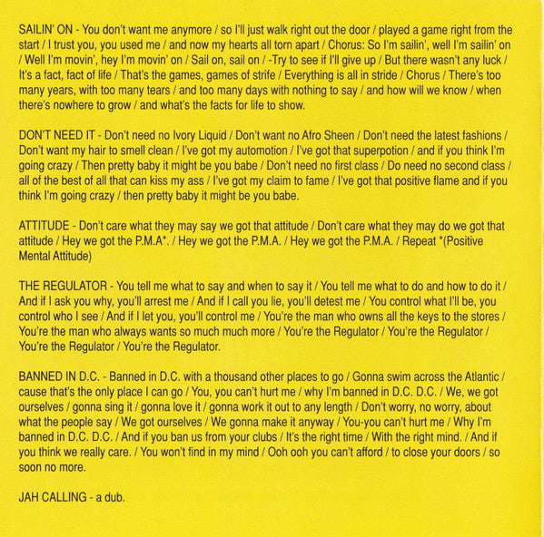 Bad Brains : Bad Brains (CD, Album, RE)