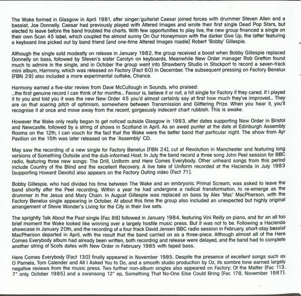 The Wake : Here Comes Everybody + Singles (CD, Album, RE)