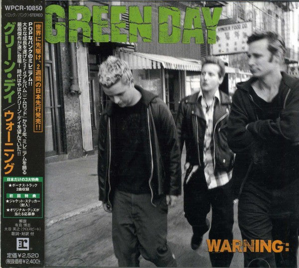 Green Day : Warning: (CD, Album)