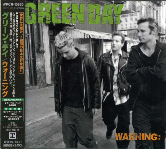 Green Day : Warning: (CD, Album)