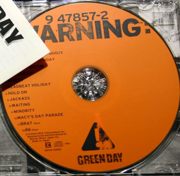Green Day : Warning: (CD, Album)
