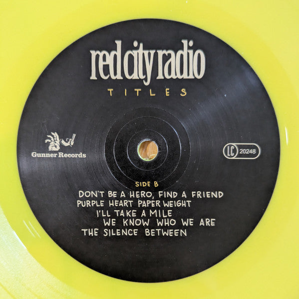Red City Radio : Titles (LP, Album, Ltd, Yel)