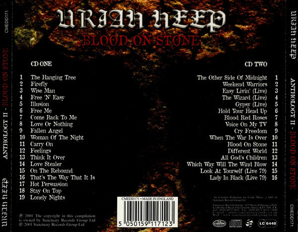 Uriah Heep : Blood On Stone - Anthology Volume 2 (2xCD, Comp)