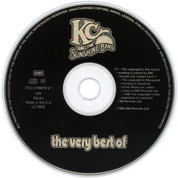 KC And The Sunshine Band* : The Very Best Of (CD, Comp)