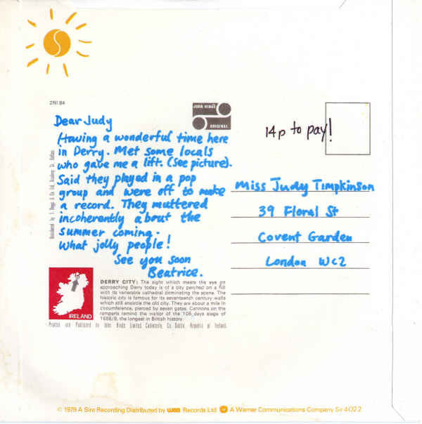 The Undertones : Here Comes The Summer (7", Single, Lar)