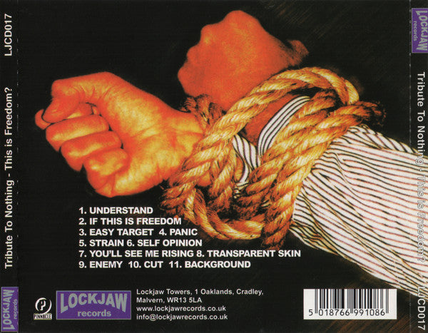 Tribute To Nothing : This Is Freedom? (CD)