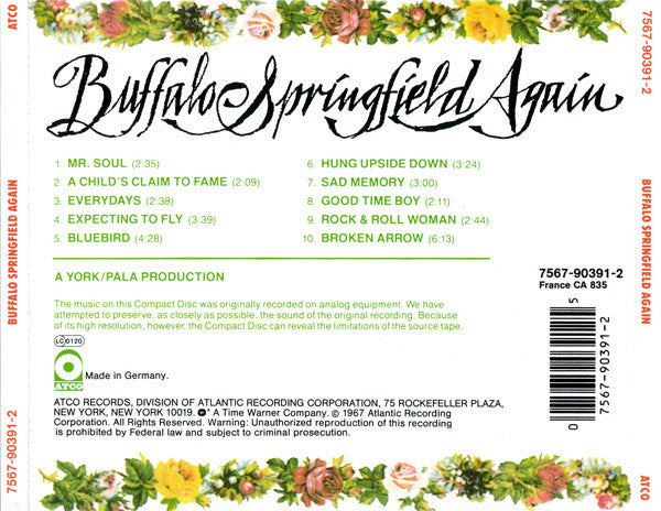 Buffalo Springfield : Buffalo Springfield Again (CD, Album, RE, Cin)