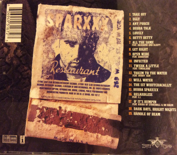Bubba Sparxxx : Dark Days, Bright Nights (CD, Album)