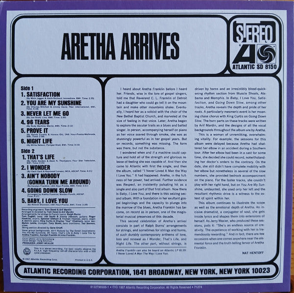 Aretha Franklin : Original Album Series Vol. 2 (Box, Comp + CD, Album, RE + CD, Album, RE + CD, Al)