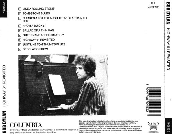Bob Dylan : Highway 61 Revisited (CD, Album, RE)
