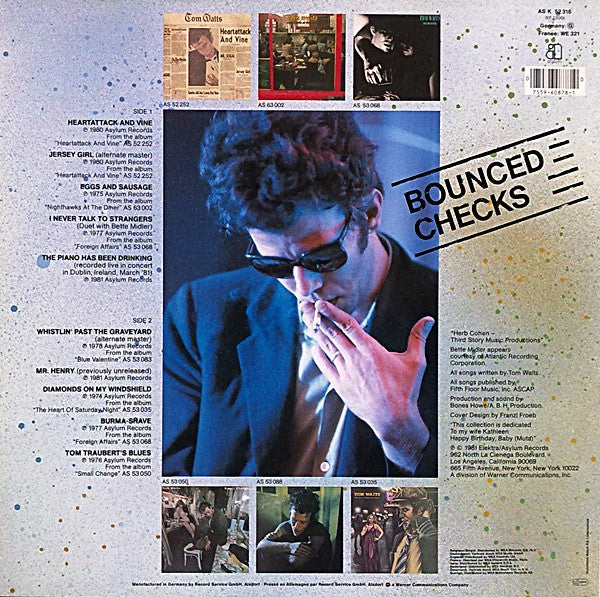 Tom Waits : Bounced Checks (LP, Comp, RE)