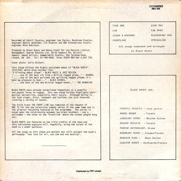 Black Roots : The Front Line (LP, Album)