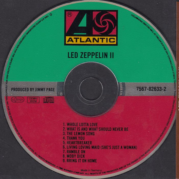 Led Zeppelin : Led Zeppelin II (CD, Album, RE, RM, RP)