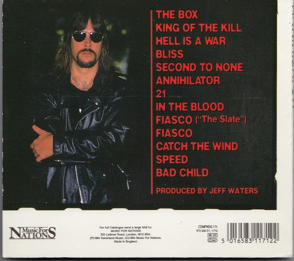 Annihilator (2) : King Of The Kill (CD, Album, Dig)