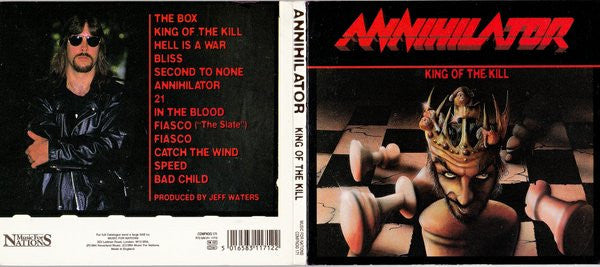 Annihilator (2) : King Of The Kill (CD, Album, Dig)