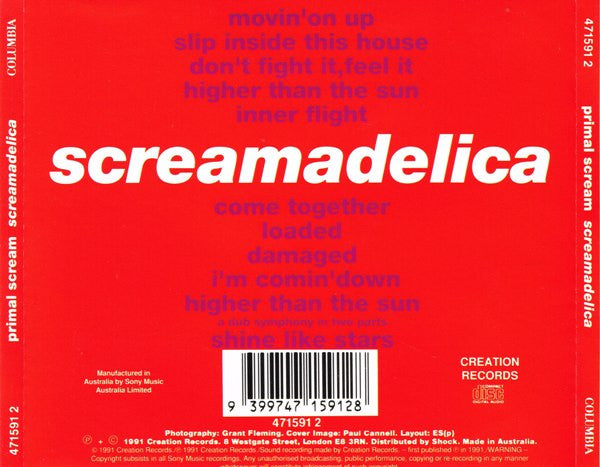 Primal Scream : Screamadelica (CD, Album, RE)