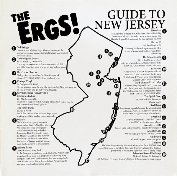 The Ergs* : Jersey's Best Prancers (12", EP)