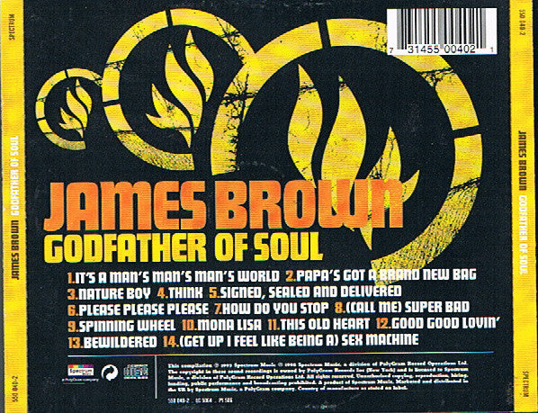 James Brown : Godfather Of Soul (CD, Comp, RE)
