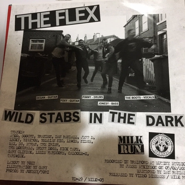 The Flex (3) : Wild Stabs In The Dark (12", Album, Red)