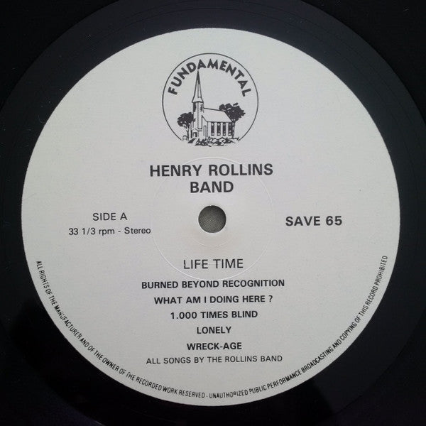 Rollins Band : Life Time (LP, Album)
