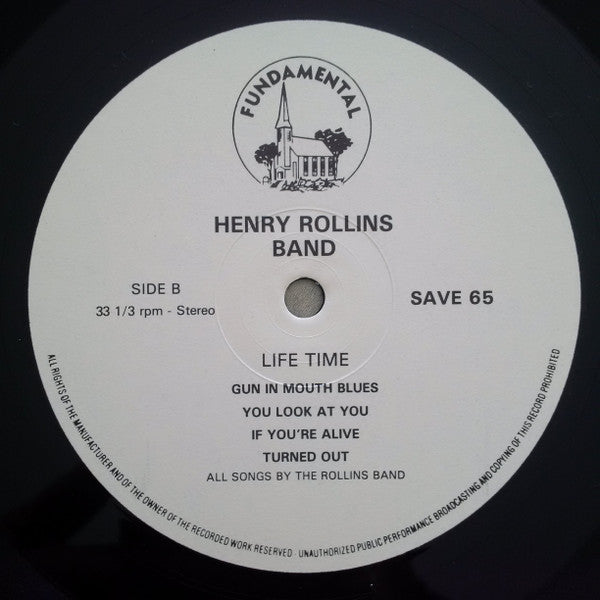 Rollins Band : Life Time (LP, Album)