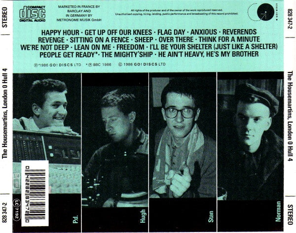 The Housemartins : London 0 Hull 4 (CD, Album, RE)